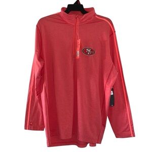 San Francisco 49ers NEW Quarter-Zip Pullover Jacket size XXL